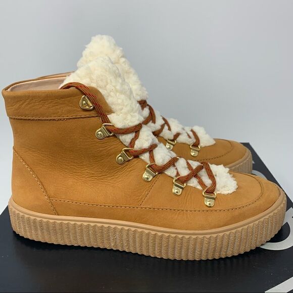 Aqua Shearling Bootie - Picture 2 of 8